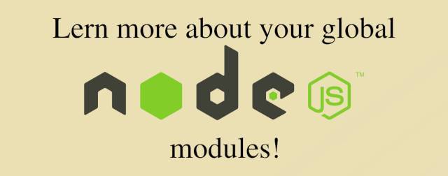 Learning about node modules and their location with npm